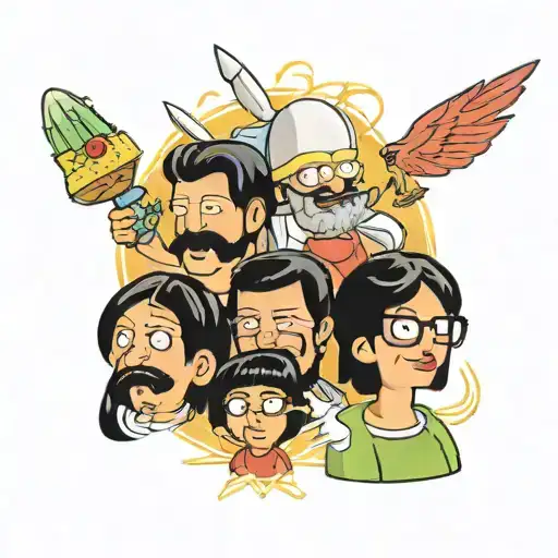 bob's burgers tattoo design idea