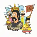 bob's burgers tattoo design idea