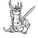 Spyro tattoo design idea
