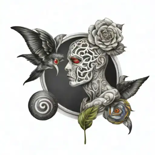 depression survivors tattoo design idea