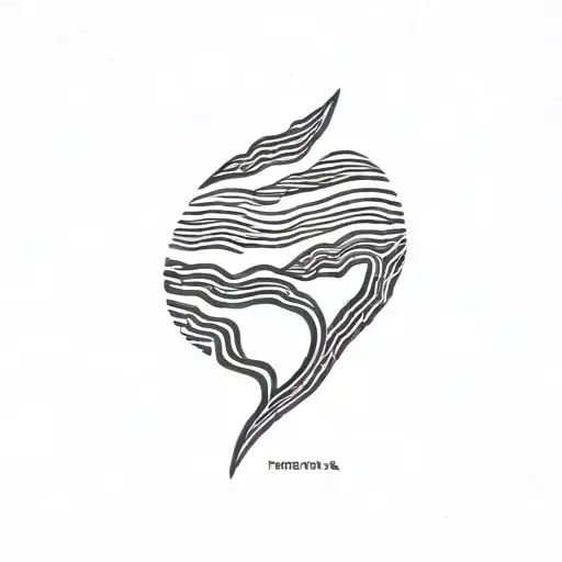 currents by tame impala tattoo design idea