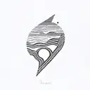 currents by tame impala tattoo design idea