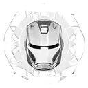 triathlon iron man logo tattoo design idea