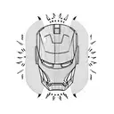triathlon iron man logo tattoo design idea