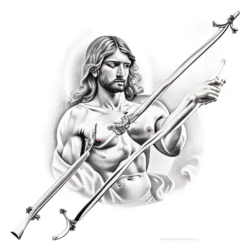 St. Sebastian tattoo design idea
