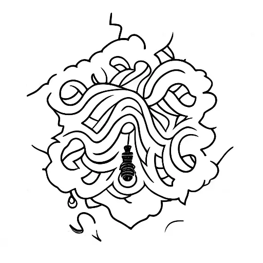 marihuana  tattoo design idea