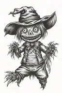 scarecrow tattoo design idea