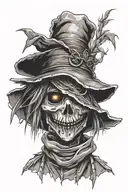 scarecrow tattoo design idea