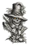 scarecrow tattoo design idea