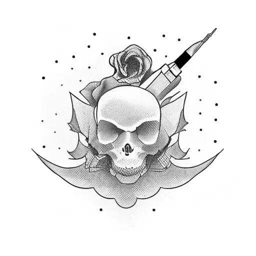 trust no one tattoo design idea