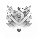 trust no one tattoo design idea