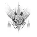 trust no one tattoo design idea