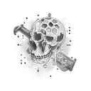 trust no one tattoo design idea