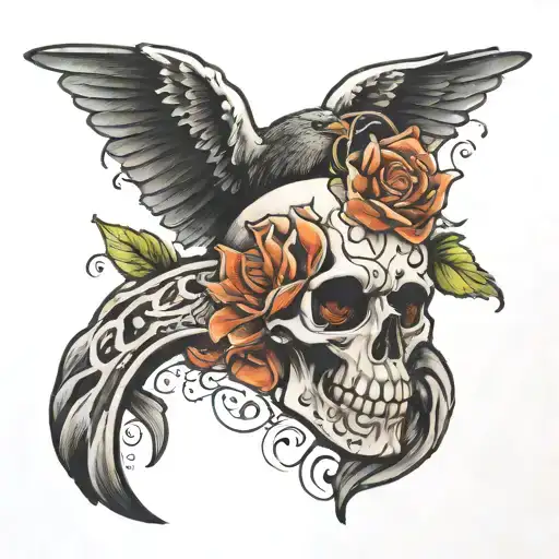 father's memory tattoo design idea