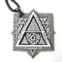 vanknut pendant 3 triangles tattoo design idea