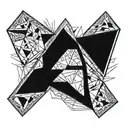 vanknut pendant 3 triangles tattoo design idea