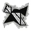vanknut pendant 3 triangles tattoo design idea