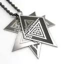 valknut pendant 3 triangles tattoo design idea