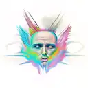 Icarus tattoo design idea