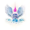 Icarus tattoo design idea