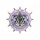 sri yantra tattoo design idea