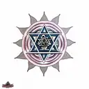 sri yantra tattoo design idea
