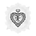 A blackwork tattoo of a vintage key with intricate patterns and the dates of your grandparents' passing, symbolizing the key to your heart that they will always hold. tattoo design idea