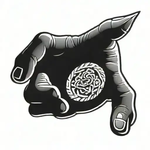 Shaka hand tattoo design idea