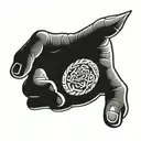 Shaka hand tattoo design idea
