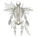 Spinal tattoo design idea