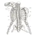 Spinal tattoo design idea