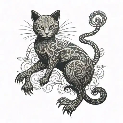 Mew tattoo design idea