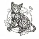 Mew tattoo design idea