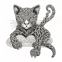 Mew tattoo design idea