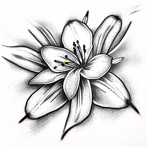 Lily flower Tattoo done by... - The Art Ink Tattoo Studio | Facebook