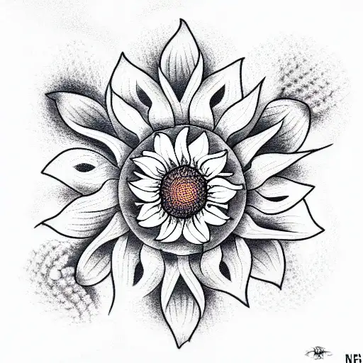 20 amazing sunflower tattoo designs for men and women and their meaning   YENCOMGH