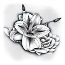 Lily tattoo design idea