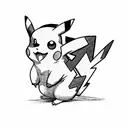 pikachu tattoo design idea