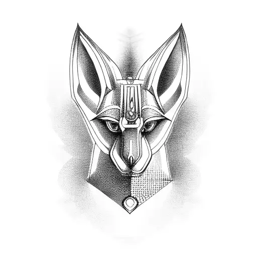 Anubis tattoo design idea