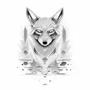 The Jackal tattoo design idea