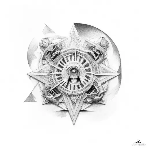 five solae tattoo design idea