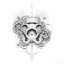 five solae tattoo design idea