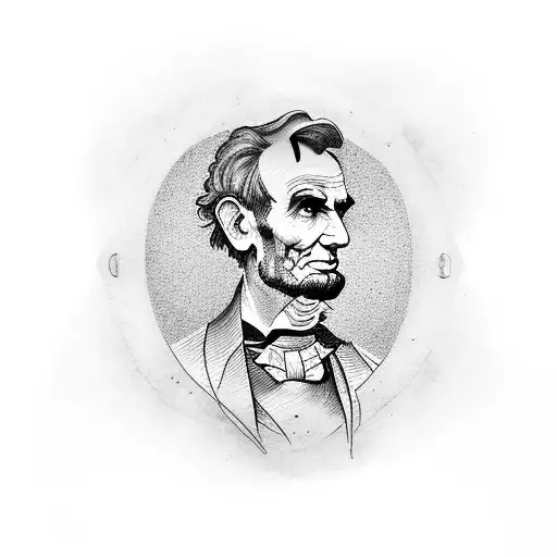 Abraham Lincoln tactical tattoo design idea