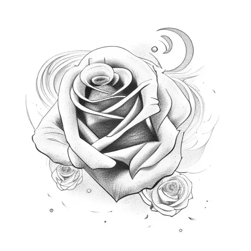 day sun love hope peace happiness roses doves tattoo design idea