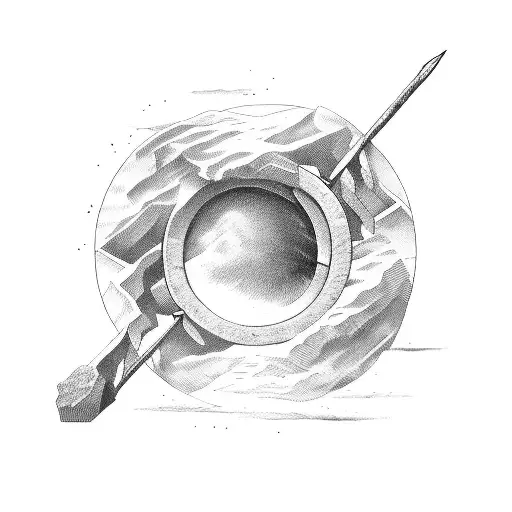 sisyphus tattoo design idea