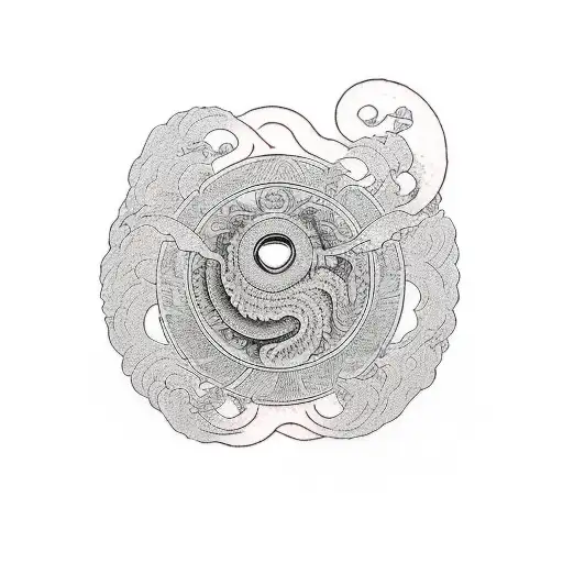 sisyphus tattoo design idea