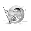 sisyphus tattoo design idea