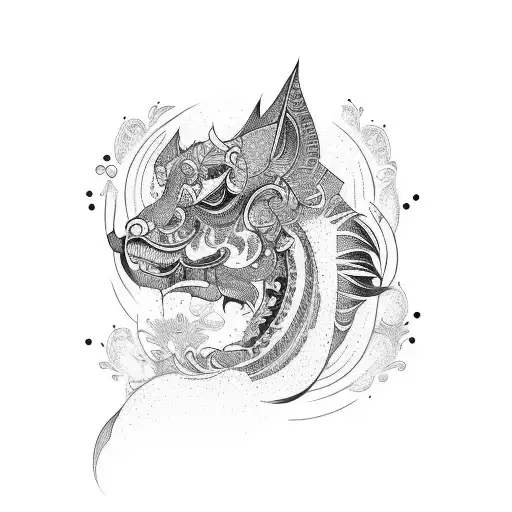 asian style shoulder tattoo men tattoo design idea