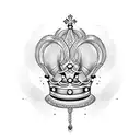 rolex crown tattoo design idea