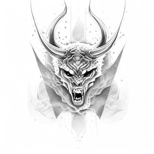 manchester united devil tattoo design idea